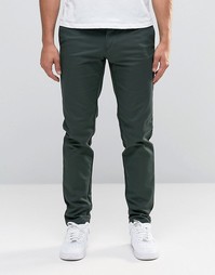 Суженные книзу чиносы Carhartt WIP Sid - Зеленый