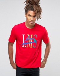 Футболка в стиле 70-х Love Moschino - Красный