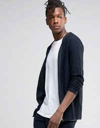 Кардиган без застежки Selected - Синий