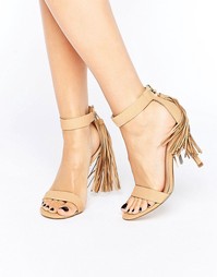 Сандалии на каблуке с кисточками ALDO Celena - Бежевый