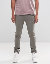 Песочные джоггеры со сборками ASOS - Бежевый