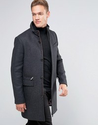 Пальто с высоким воротом Ted Baker - Серый