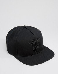 Бейсболка с логотипом Stussy - Черный