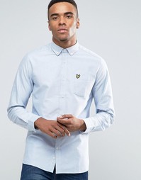 Оксфордская рубашка классического кроя Lyle &amp; Scott - Синий