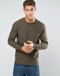 Зеленый меланжевый джемпер Abercrombie &amp; Fitch - Зеленый