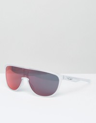 Солнцезащитные очки-маска с зеркальными стеклами Oakley - Прозрачный