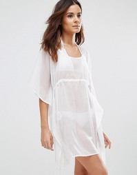 Свободное пляжное платье Echo - Белый