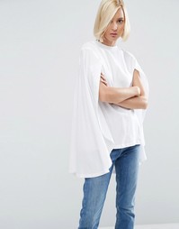 Футболка-кейп ASOS WHITE - Белый