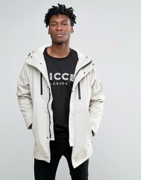 Парусиновая парка с подкладкой Borg Nicce London - Stone