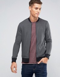 Трикотажная куртка-пилот Esprit - Черный
