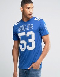 Сетчатая футболка Majestic Colts - Синий