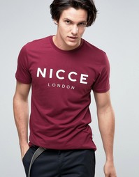 Футболка с логотипом Nicce London - Красный