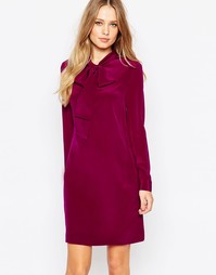 Платье-туника с бантом Ted Baker Yanka - Фиолетовый