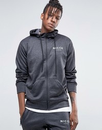 Худи на молнии Nicce London Lux - Черный