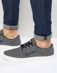 Серые кроссовки-премиум Nike SB Portmore 807399-102 - Серый