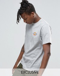 Футболка с небольшим логотипом Dickies - Серый