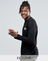 Лонгслив с маленьким логотипом Dickies - Черный