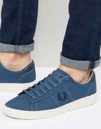 Парусиновые кроссовки Fred Perry Spencer - Синий