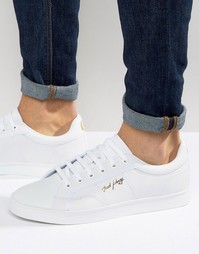 Кожаные кроссовки Fred Perry Sidespln - Белый