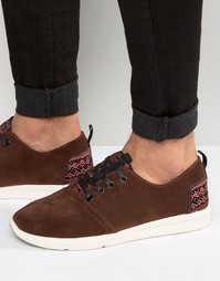 Замшевые кроссовки Toms Viaje - Коричневый
