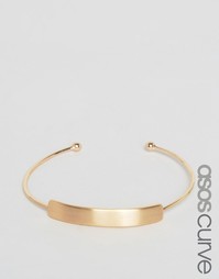 Браслет-манжета ASOS CURVE - Золотой