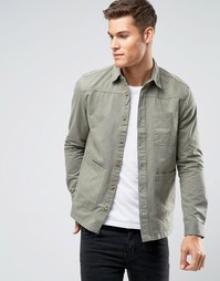 Жакет хаки классического кроя Burton Menswear - Зеленый