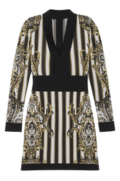 Платье в полоску Balmain