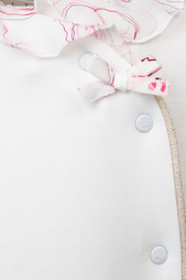 Хлопковый комбинезон Dior Children
