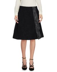 Юбка до колена JIL Sander Navy