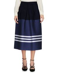 Юбка длиной 3/4 JIL Sander Navy