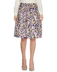Юбка до колена JIL Sander Navy