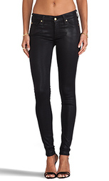 Облегающие брюки с высокой талией и блестящим отливом - 7 For All Mankind