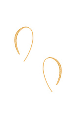 Серьги-кольца paloma thread - gorjana