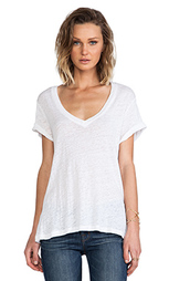 Linen jersey oversized tee - MONROW