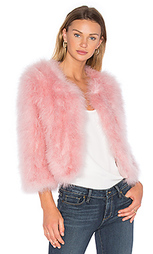 Болеро из перьев индейки - jocelyn