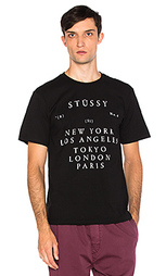 Футболка world touring - Stussy