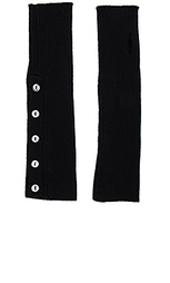 Buttoned rib arm warmers - Autumn Cashmere