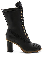 Havea tall heels with shearling lining - Australia Luxe Collective
