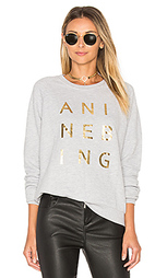 Gold print sweatshirt - ANINE BING