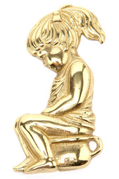 Табличка для туалета "Девочка" Stilars