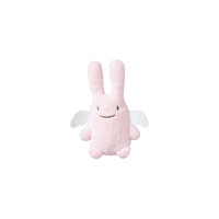 Мягкая игрушка Зайка с крылышками и погремушкой, розовый, 12см , Trousselier