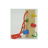 Шнуровка-сортер "Брусочек", Мир деревянных игрушек