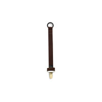 Клипса для пустышки Leather Brown, Elodie Details