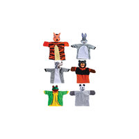 Кукольный театр "Теремок", 6 кукол, Жирафики