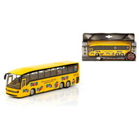 Школьный автобус, 1:32, со светом и звуком, Пламенный мотор