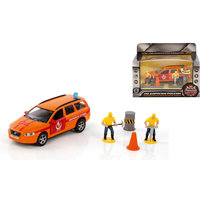 Машина Volvo "Аварийная служба. Горгаз", 1:32, со светом и звуком, Пламенный мотор