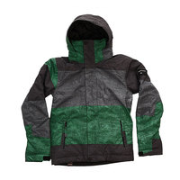 Куртка детская Quiksilver Mission Print Stripe Jolly Green