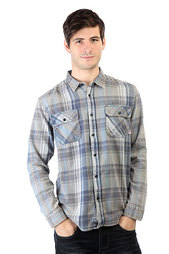 Рубашка в клетку Quiksilver Happy Happy Captains Blue