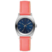 Кварцевые часы женские Nixon Small Time Teller Bright Coral