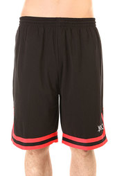 Шорты классические K1X Hardwood Big Hole Mesh Double X Shorts Black/Red